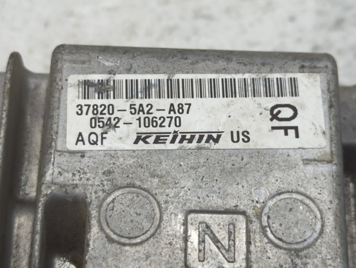 2013 Honda Accord PCM Engine Control Computer ECU ECM PCU OEM P/N:37820-5A2-A69 37820-5A2-A87 Fits OEM Used Auto Parts - Oem