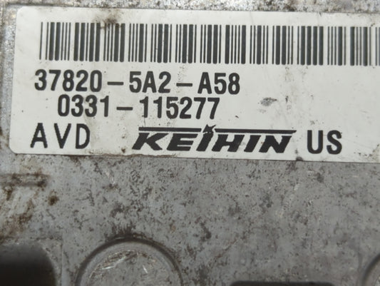 2013 Honda Accord PCM Engine Control Computer ECU ECM PCU OEM P/N:37820-5A2-A58 37820-5A2-A56, 37820-5A2-A55, 37820-5A2-A91 Fits OEM Used Auto Parts