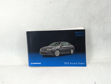 2013 Honda Accord Owners Manual Book Guide P/N:00X31-T2A-6001 OEM Used Auto Parts
