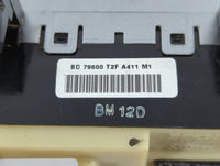 2013-2015 Honda Accord Climate Control Module Temperature AC/Heater Replacement P/N:BD 79600 T2F A411 M1 Fits Fits 2013 2014