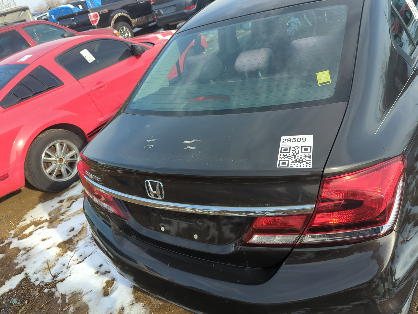 2013-2015 Honda Civic Trunk/decklid/hatch/tailgate Oem - Oemusedautoparts1.com