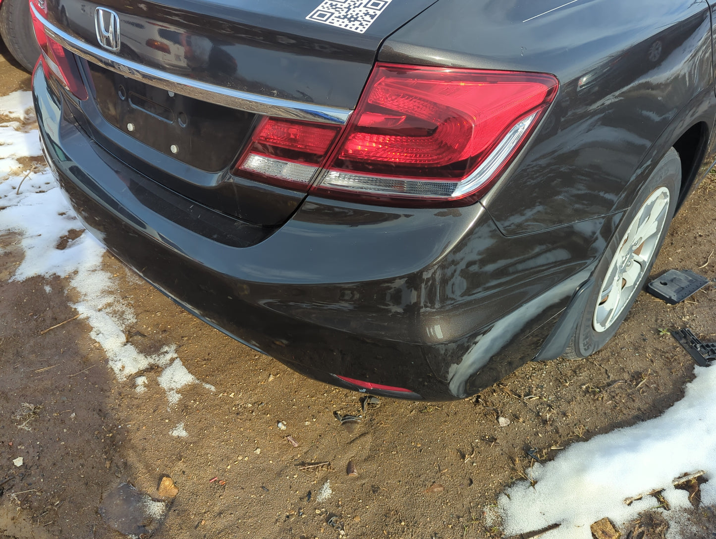 2013-2015 Honda Civic Rear Bumper Assembly Oem - Oemusedautoparts1.com