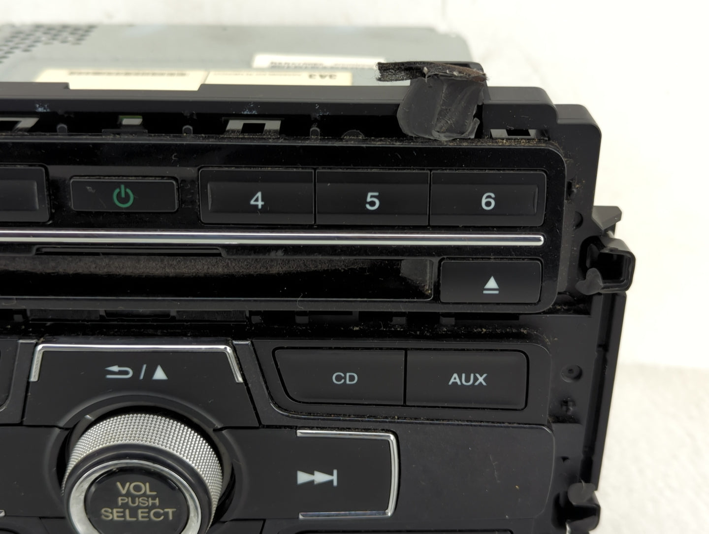 2013-2015 Honda Civic Radio AM FM Cd Player Receiver Replacement P/N:39100-TR3-A314-M1 Fits Fits 2013 2014 2015 OEM Used Aut