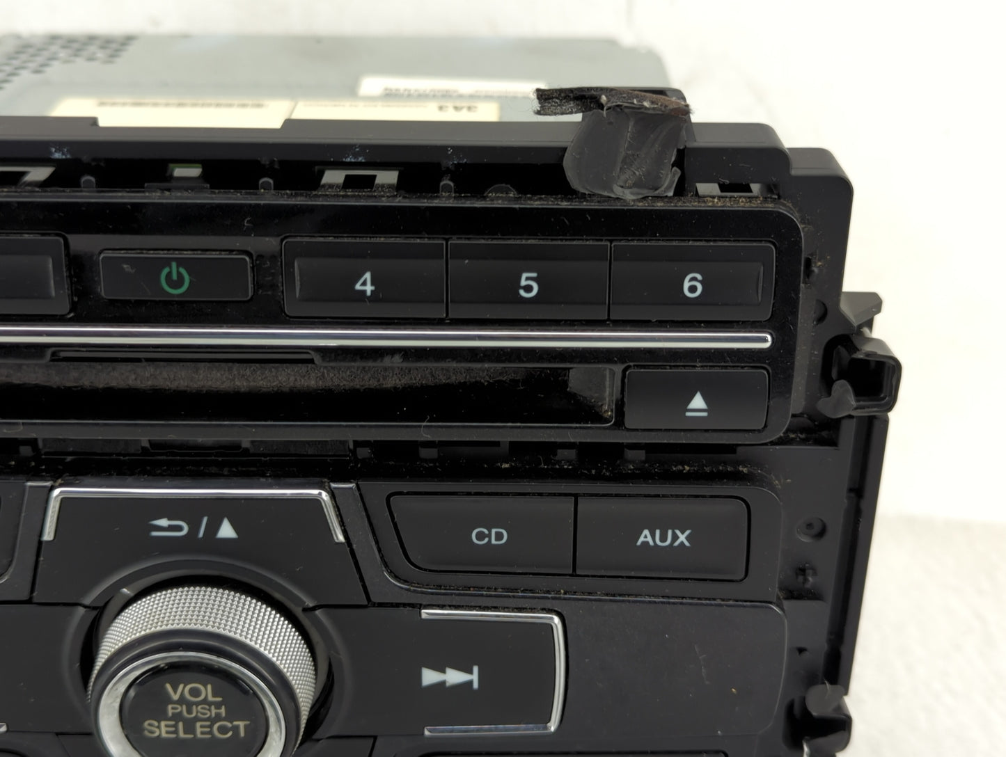 2013-2015 Honda Civic Radio AM FM Cd Player Receiver Replacement P/N:39100-TR3-A314-M1 Fits Fits 2013 2014 2015 OEM Used Aut