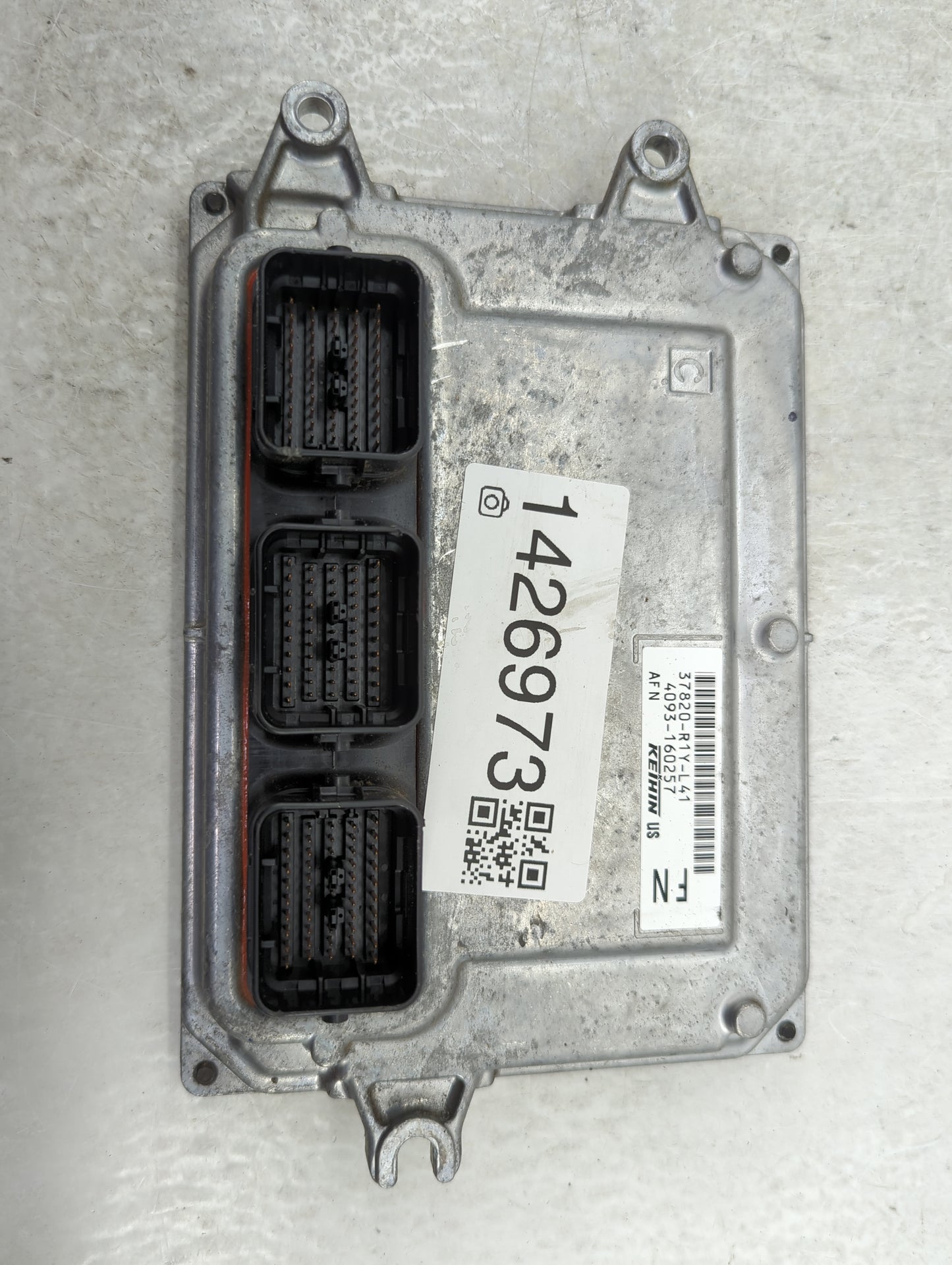 2012-2013 Honda Civic PCM Engine Control Computer ECU ECM PCU OEM P/N:37820-R1Y-L41 4093-160257 Fits Fits 2012 2013 OEM Used