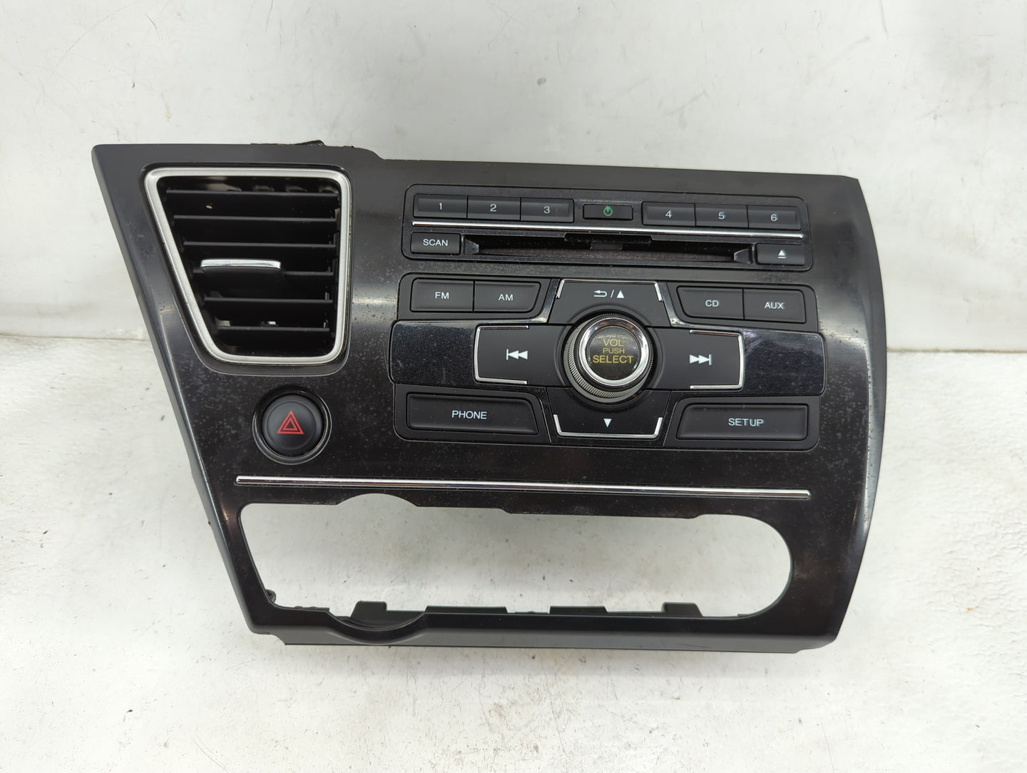 2013-2015 Honda Civic Radio AM FM Cd Player Receiver Replacement P/N:39100-TR3-A314-M1 MF643AG Fits Fits 2013 2014 2015 OEM 