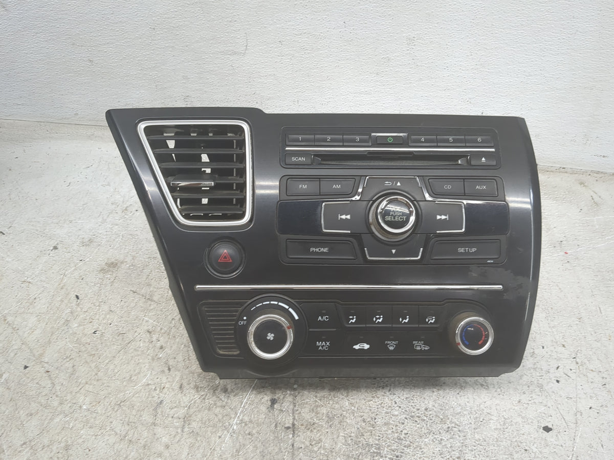 2013-2015 Honda Civic Climate Control Module Temperature AC/Heater Replacement P/N:79500TR6C013M1 SANWA1DUOC Fits OEM Used A