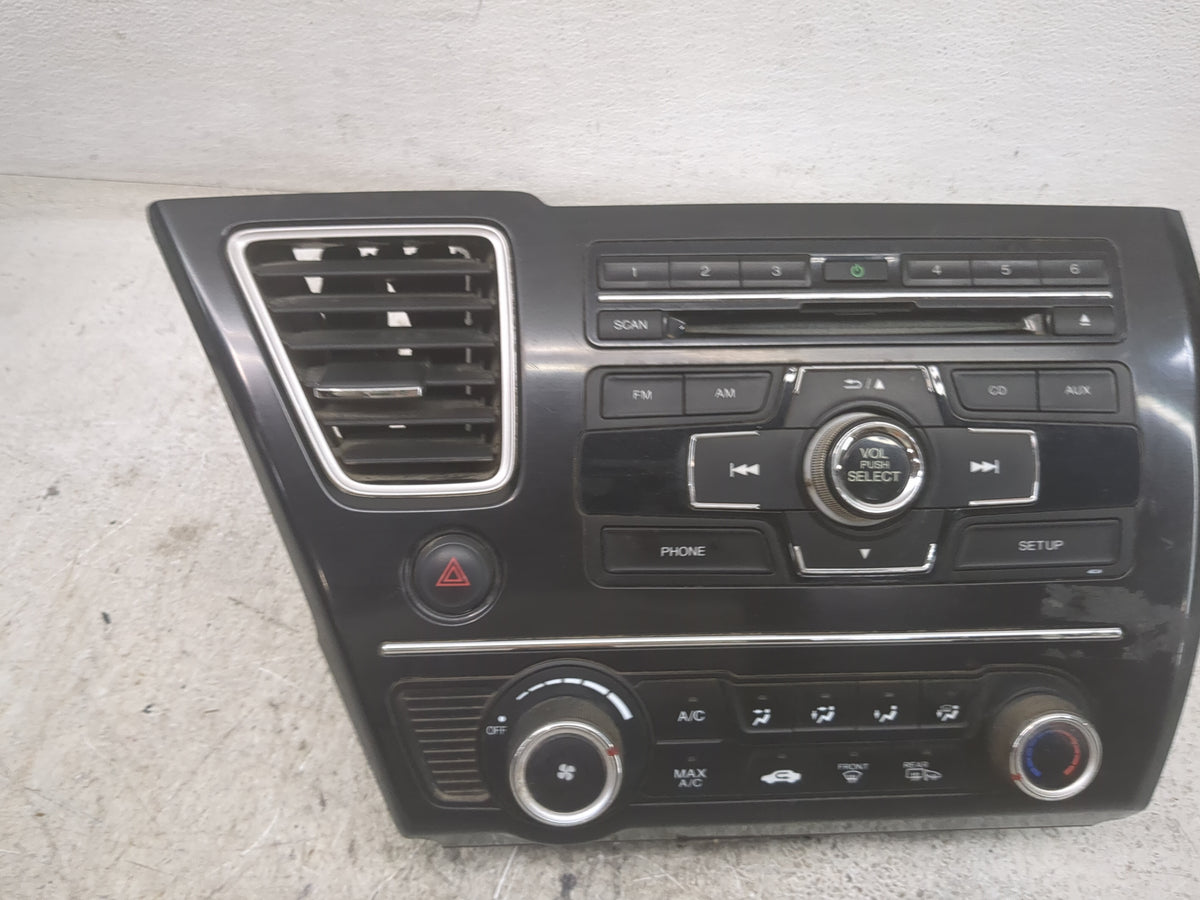 2013-2015 Honda Civic Climate Control Module Temperature AC/Heater Replacement P/N:79500TR6C013M1 SANWA1DUOC Fits OEM Used A