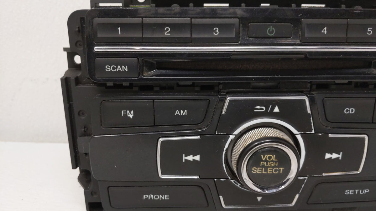 2013-2015 Honda Civic Am Fm Cd Player Radio Receiver 162489 - Oemusedautoparts1.com
