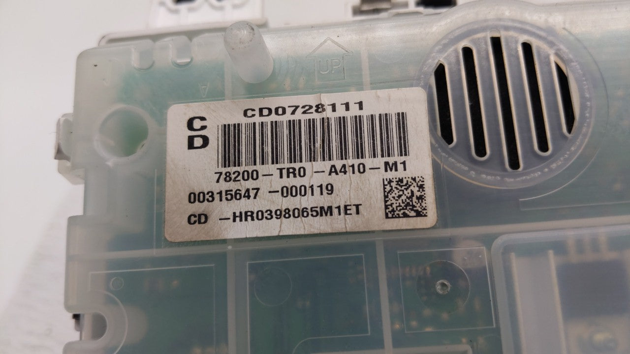 2012-2013 Honda Civic Instrument Cluster Speedometer Gauges P/N:78200-TR0-A420-M1 78100-TR0-A130-M1 Fits Fits 2012 2013 OEM 