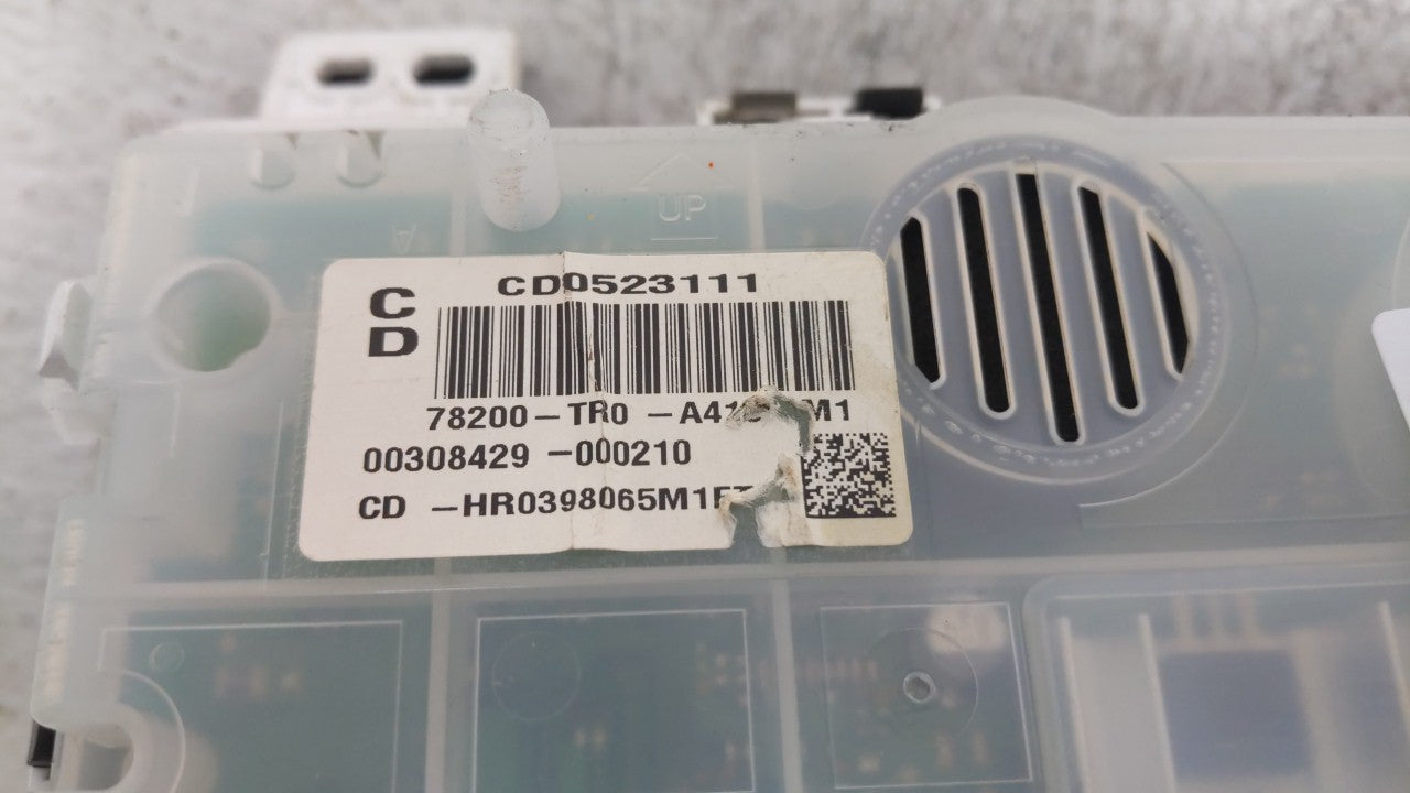 2012-2013 Honda Civic Instrument Cluster Speedometer Gauges P/N:78200-TR0-A420-M1 78100-TR0-A130-M1 Fits Fits 2012 2013 OEM 