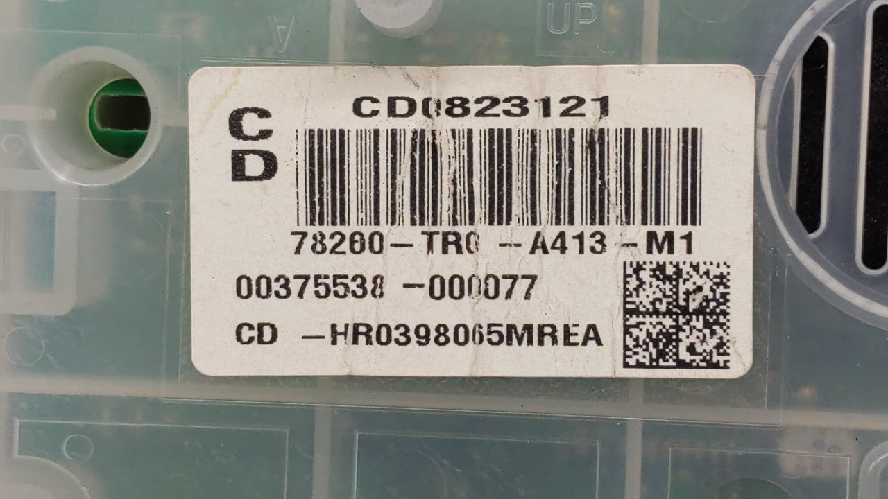 2012-2013 Honda Civic Instrument Cluster Speedometer Gauges P/N:78200-TR0-A420-M1 78100-TR0-A130-M1 Fits Fits 2012 2013 OEM 