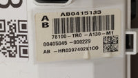 2012-2015 Honda Civic Instrument Cluster Speedometer Gauges P/N:78260-TR0-A132-M1 78200-TR3-A212-M1 Fits Fits 2012 2013 2014