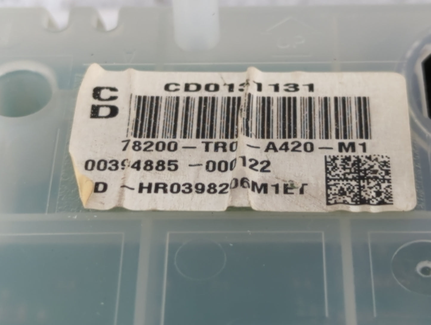 2012-2013 Honda Civic Instrument Cluster Speedometer Gauges P/N:78200-TR0-A420-M1 Fits Fits 2012 2013 OEM Used Auto Parts - 