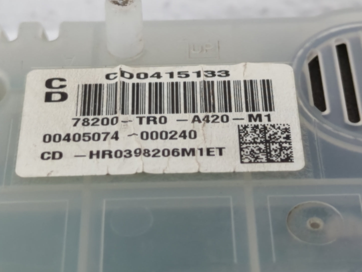 2012-2013 Honda Civic Instrument Cluster Speedometer Gauges P/N:78100-TR0-A120-M1 78200-TR0-A420-M1 Fits Fits 2012 2013 OEM 