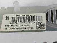 2012-2015 Honda Civic Instrument Cluster Speedometer Gauges P/N:78200-TR0-A413-M1 78100-TR0-A110-M1 Fits Fits 2012 2013 2014