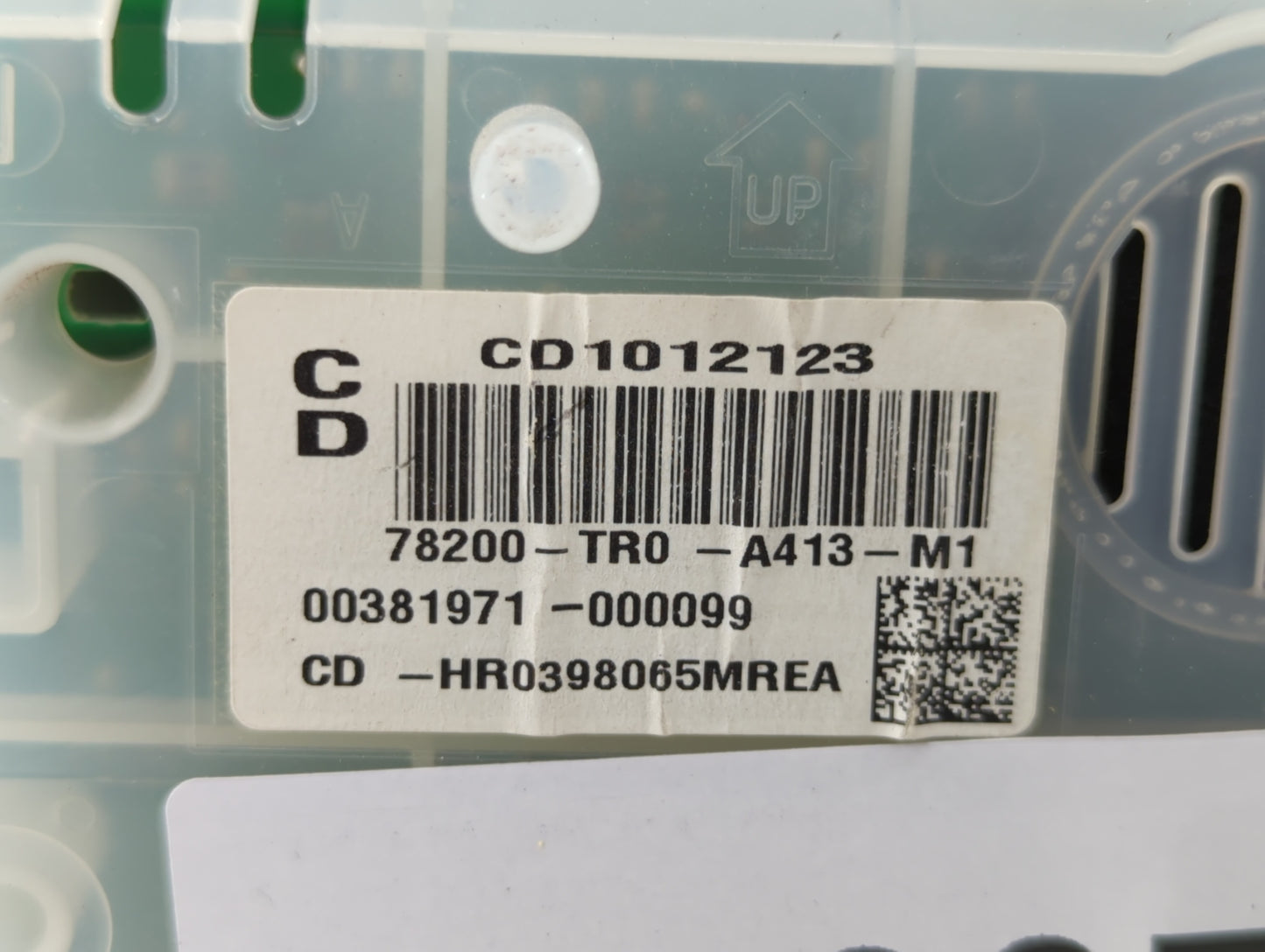 2012-2015 Honda Civic Instrument Cluster Speedometer Gauges P/N:78200-TR0-A413-M1 78100-TR0-A110-M1 Fits Fits 2012 2013 2014