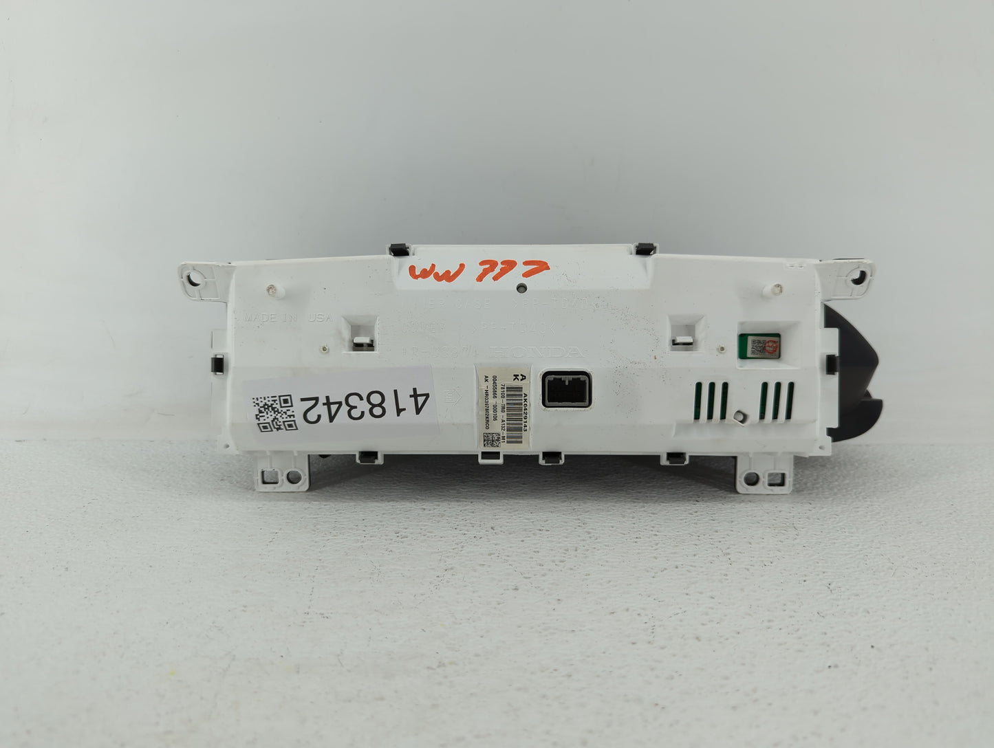 2012-2015 Honda Civic Instrument Cluster Speedometer Gauges P/N:78200-TR0-A413-M1 78100-TR0-A110-M1 Fits Fits 2012 2013 2014