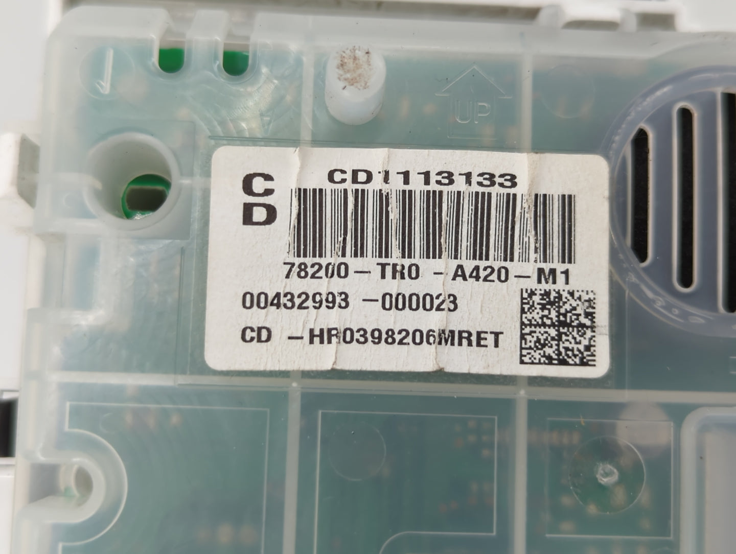 2012-2013 Honda Civic Instrument Cluster Speedometer Gauges P/N:78100-TR0-A120-M1 78200-TR0-A420-M1 Fits Fits 2012 2013 OEM 