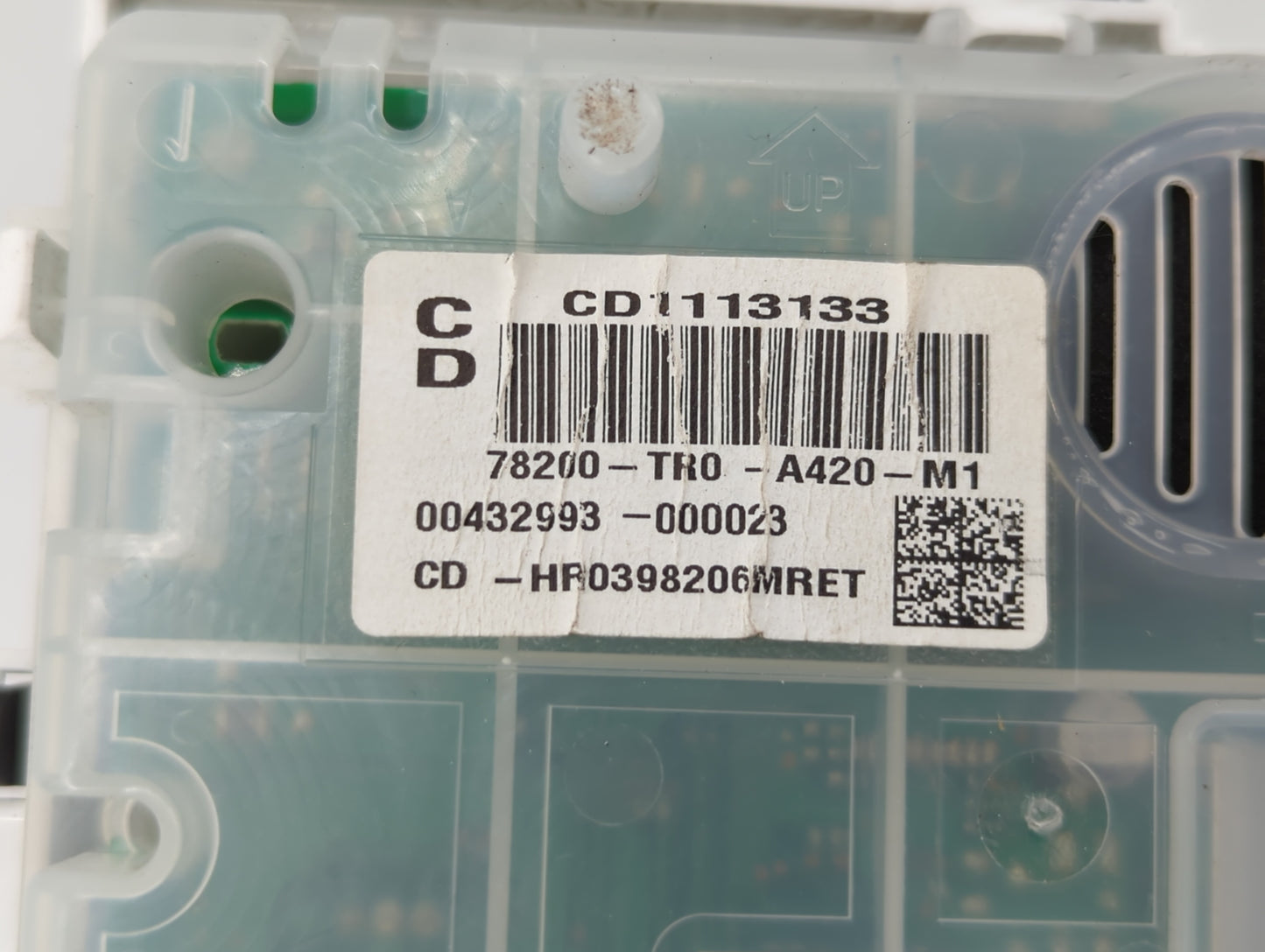 2012-2013 Honda Civic Instrument Cluster Speedometer Gauges P/N:78100-TR0-A120-M1 78200-TR0-A420-M1 Fits Fits 2012 2013 OEM 