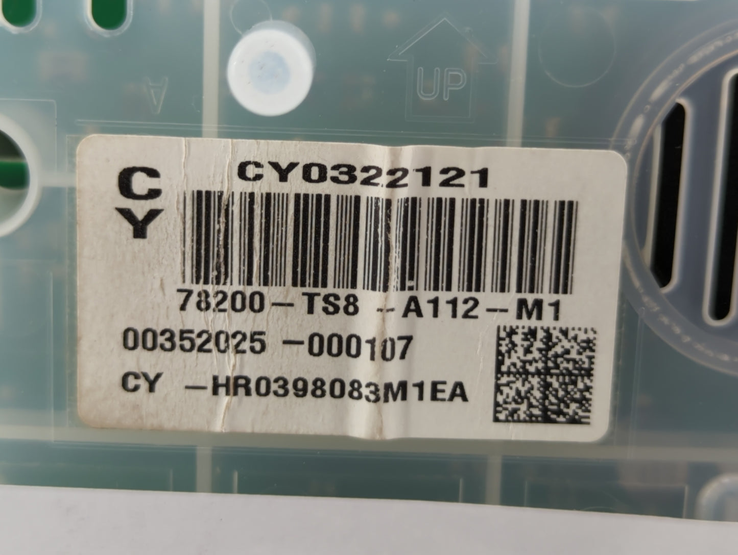 2012-2013 Honda Civic Instrument Cluster Speedometer Gauges P/N:78200-TS8-A112-M1 78200-TS8-A120-M1 Fits Fits 2012 2013 OEM 