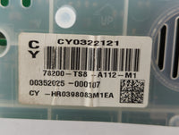 2012-2013 Honda Civic Instrument Cluster Speedometer Gauges P/N:78200-TS8-A112-M1 78200-TS8-A120-M1 Fits Fits 2012 2013 OEM 