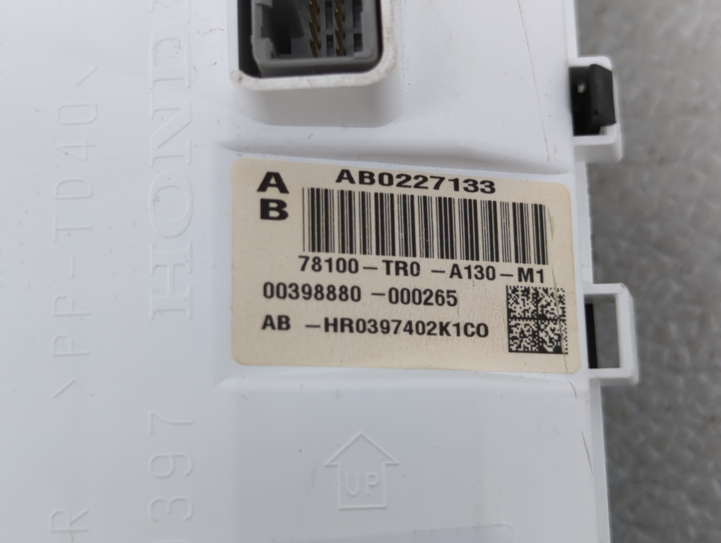 2012-2015 Honda Civic Instrument Cluster Speedometer Gauges P/N:78200-TR0-A413-M1 78100-TR0-A110-M1 Fits Fits 2012 2013 2014