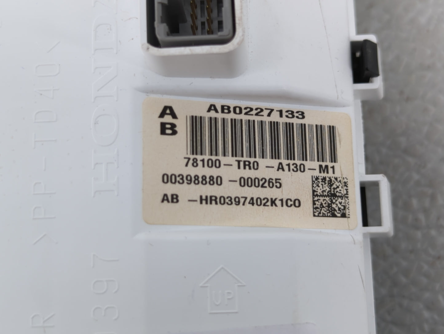 2012-2015 Honda Civic Instrument Cluster Speedometer Gauges P/N:78200-TR0-A413-M1 78100-TR0-A110-M1 Fits Fits 2012 2013 2014