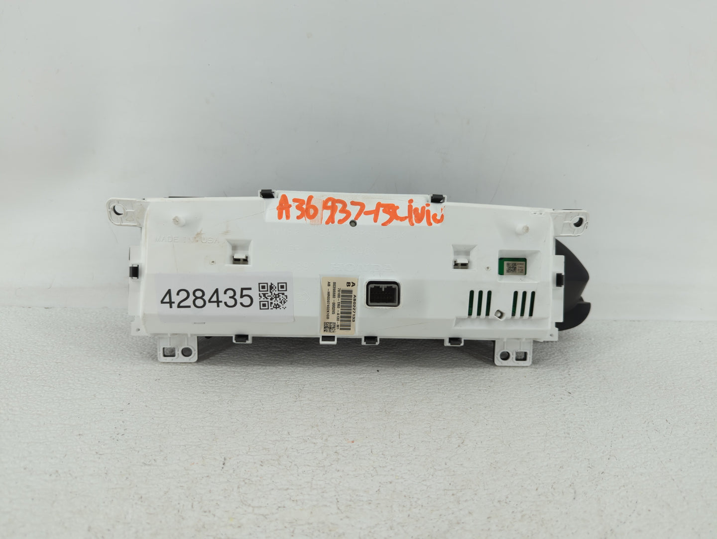 2012-2015 Honda Civic Instrument Cluster Speedometer Gauges P/N:78200-TR0-A413-M1 78100-TR0-A110-M1 Fits Fits 2012 2013 2014