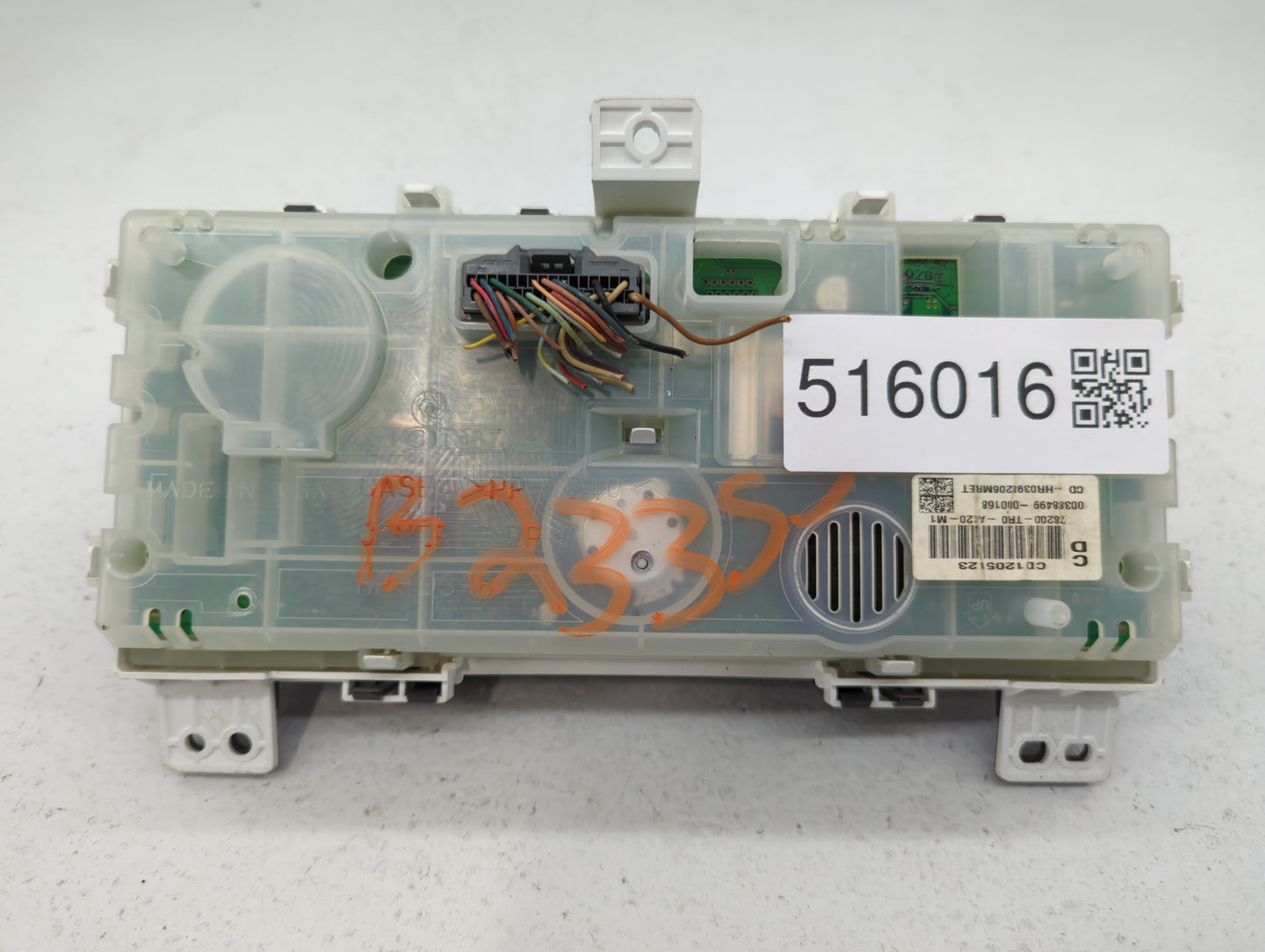 2012-2013 Honda Civic Instrument Cluster Speedometer Gauges P/N:78200-TR0-A420-M1 Fits Fits 2012 2013 OEM Used Auto Parts - 