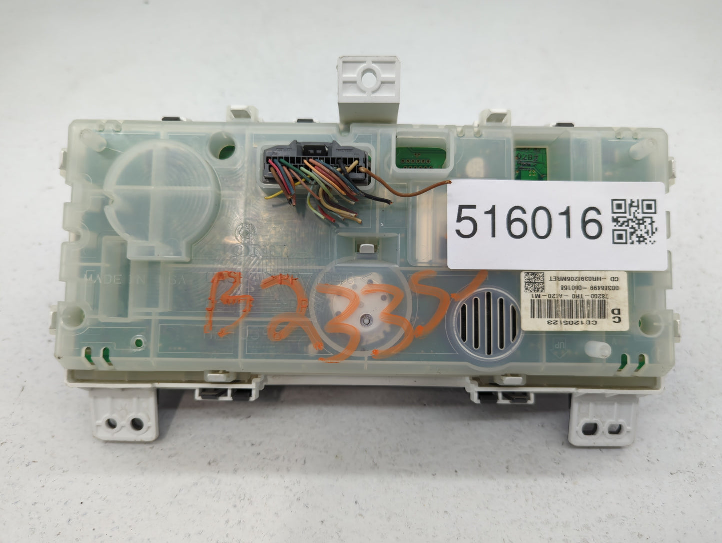 2012-2013 Honda Civic Instrument Cluster Speedometer Gauges P/N:78200-TR0-A420-M1 Fits Fits 2012 2013 OEM Used Auto Parts - 