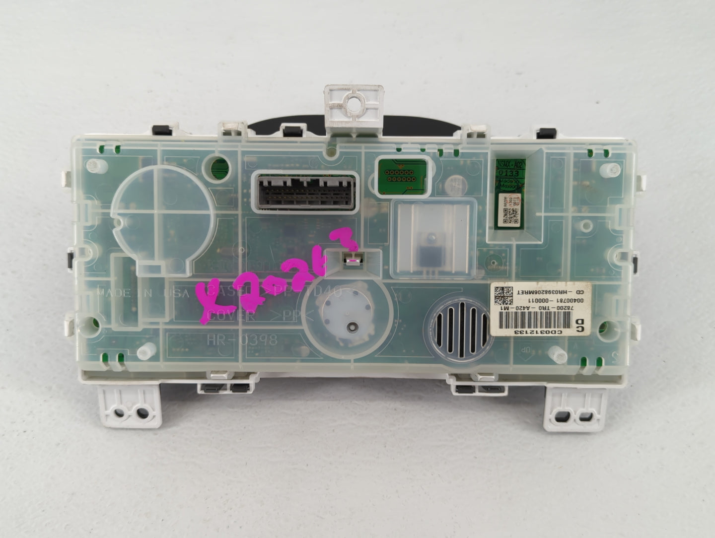 2012-2013 Honda Civic Instrument Cluster Speedometer Gauges P/N:78200-TR0-A420-M1 Fits Fits 2012 2013 OEM Used Auto Parts - 