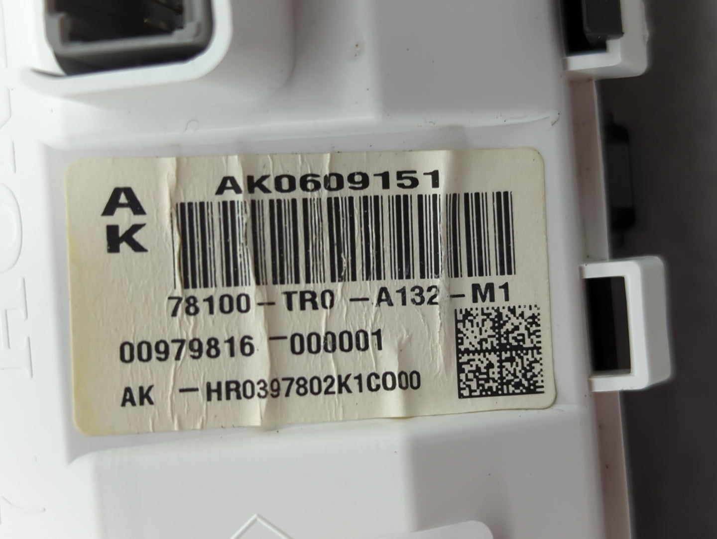 2012-2015 Honda Civic Instrument Cluster Speedometer Gauges P/N:78100-TR0-A132-M1 78200-TR3-A011-M1 Fits Fits 2012 2013 2014