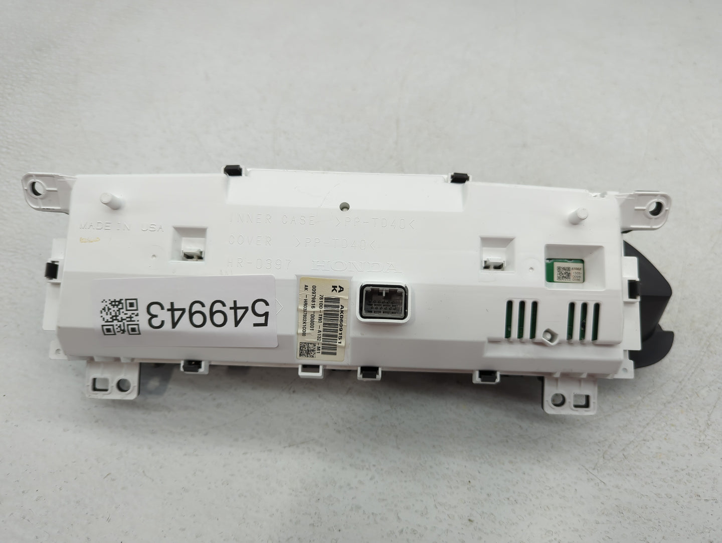 2012-2015 Honda Civic Instrument Cluster Speedometer Gauges P/N:78100-TR0-A132-M1 78200-TR3-A011-M1 Fits Fits 2012 2013 2014