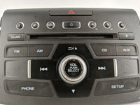 2012-2014 Honda Cr-V Radio AM FM Cd Player Receiver Replacement P/N:39100-T0A-A120-M1 Fits Fits 2012 2013 2014 OEM Used Auto
