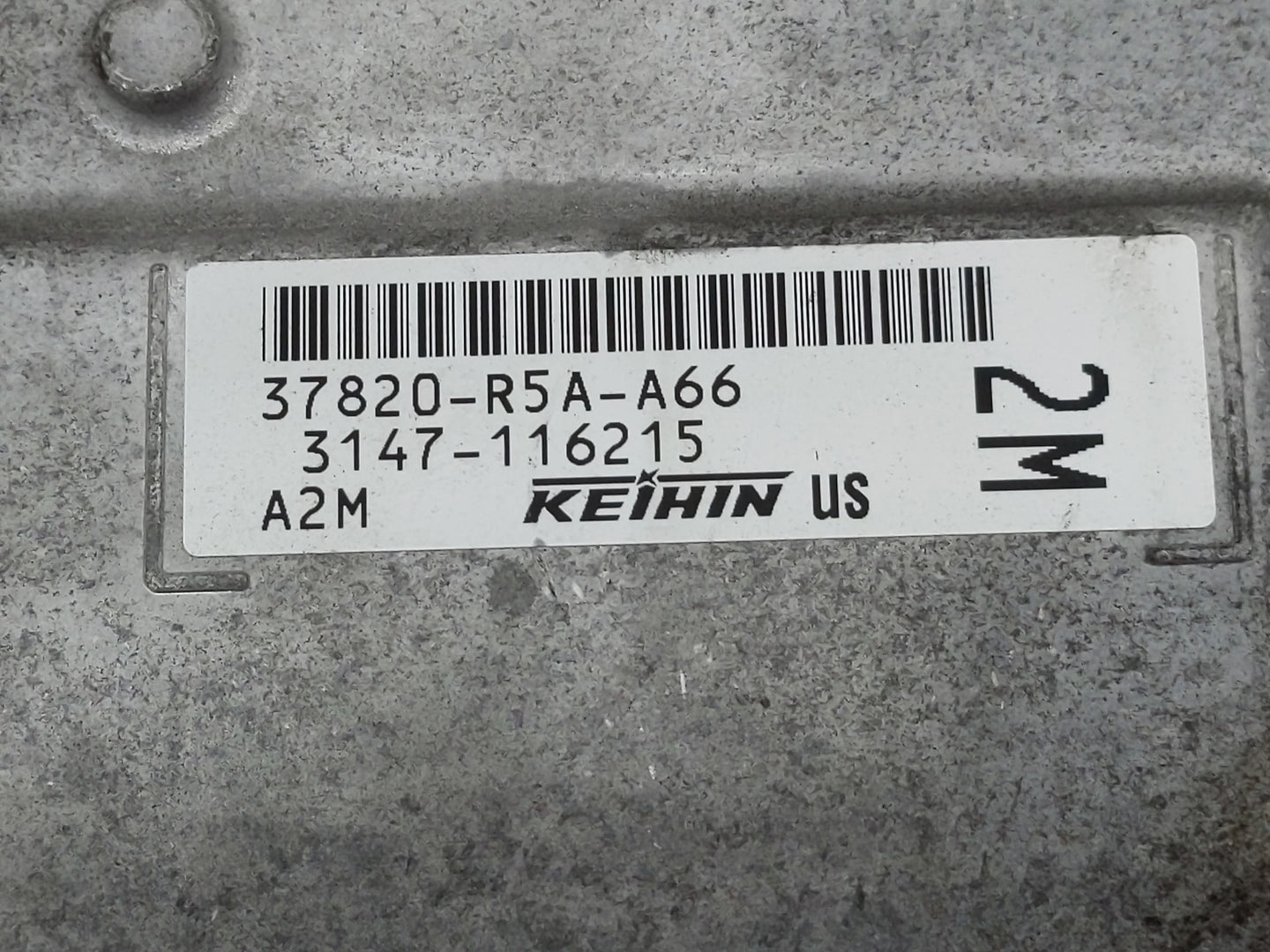 2012-2014 Honda Cr-V PCM Engine Control Computer ECU ECM PCU OEM P/N:37820-R5A-A66 Fits Fits 2012 2013 2014 OEM Used Auto Pa