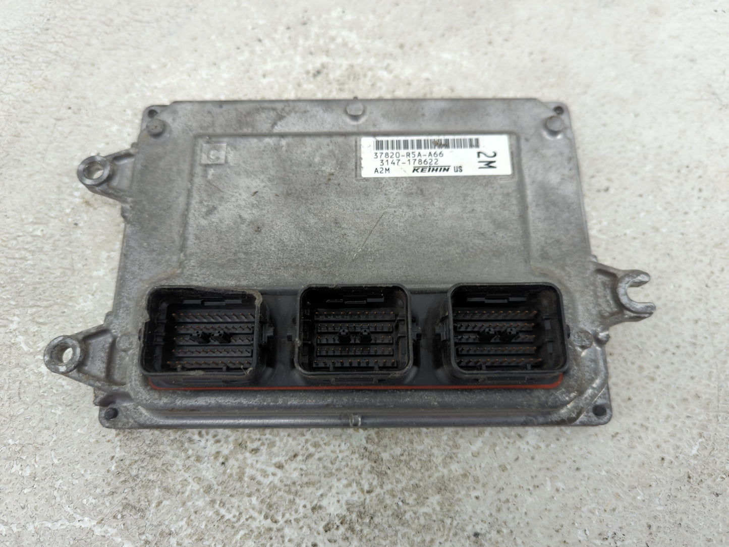 2012-2014 Honda Cr-V PCM Engine Control Computer ECU ECM PCU OEM P/N:37820-R5A-A66 Fits Fits 2012 2013 2014 OEM Used Auto Pa
