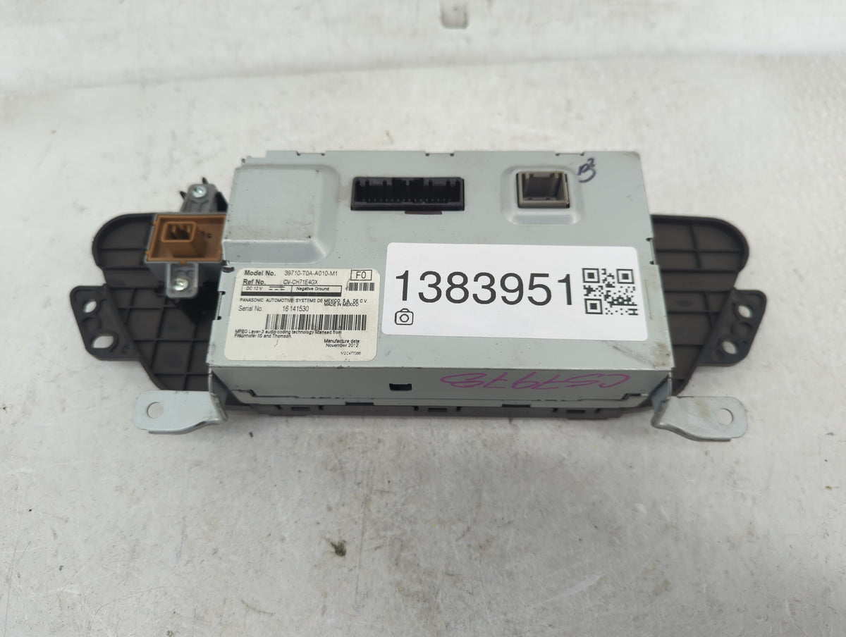 2012-2014 Honda Cr-v Information Radio Display Screen 1383951 - Oemusedautoparts1.com