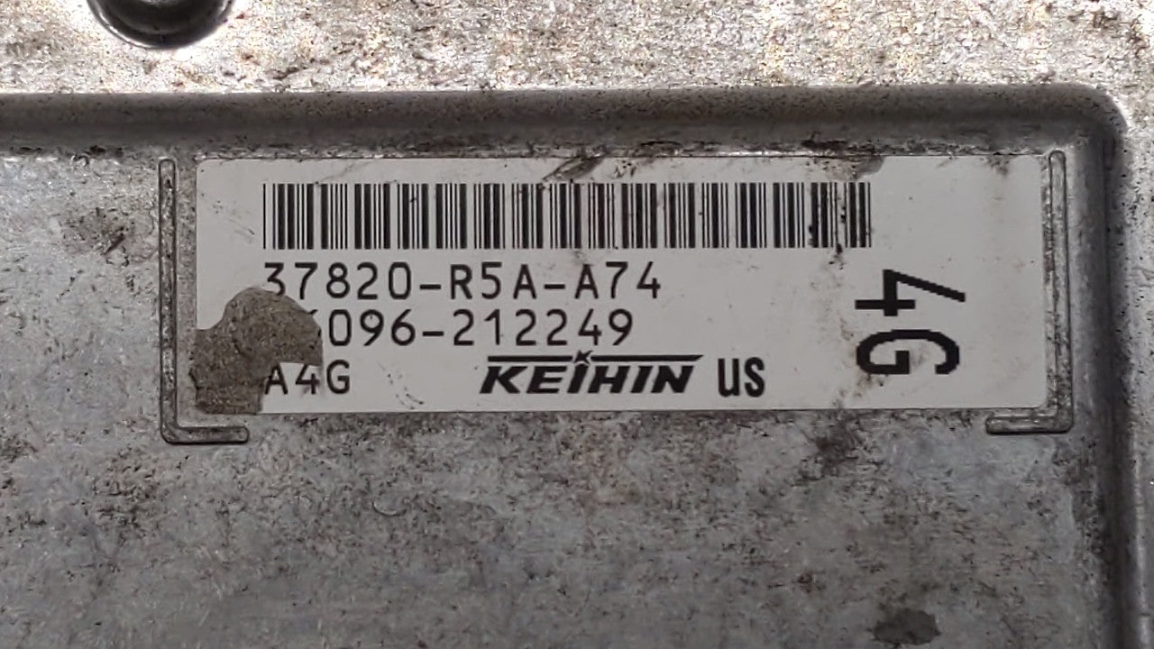 2012-2014 Honda Cr-V PCM Engine Control Computer ECU ECM PCU OEM P/N:37820-R5A-A75 37820-R5A-A74 Fits Fits 2012 2013 2014 OE