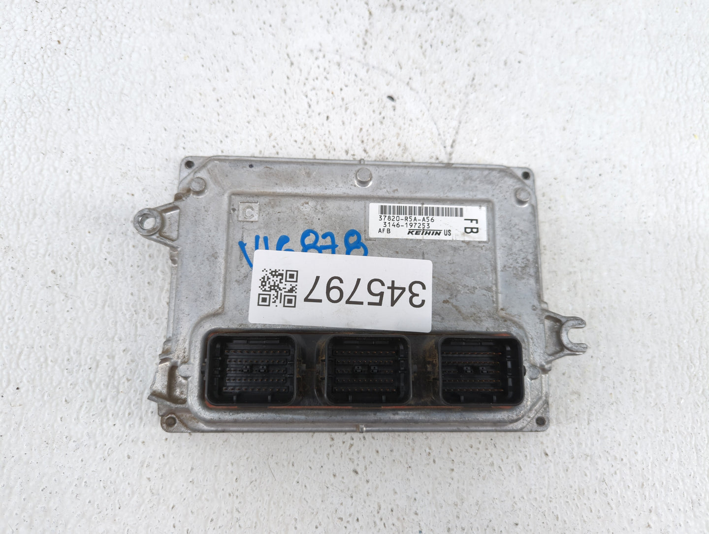 2012-2014 Honda Cr-V PCM Engine Control Computer ECU ECM PCU OEM P/N:37820-R5A-A55 37820-R5A-A56 Fits Fits 2012 2013 2014 OE
