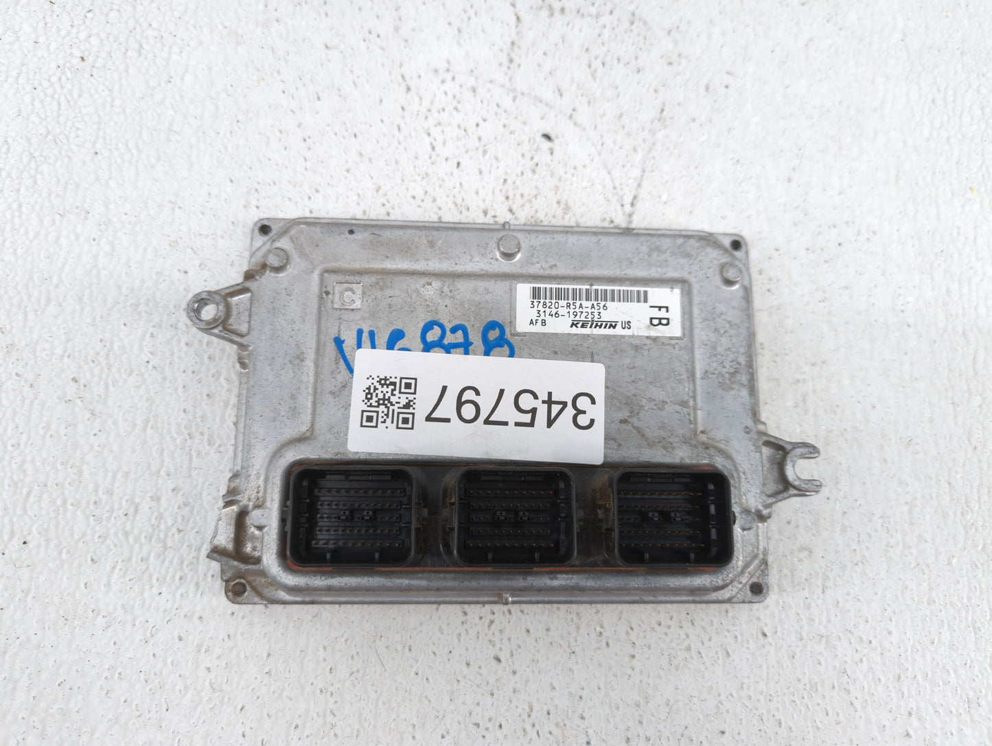 2012-2014 Honda Cr-V PCM Engine Control Computer ECU ECM PCU OEM P/N:37820-R5A-A55 37820-R5A-A56 Fits Fits 2012 2013 2014 OE