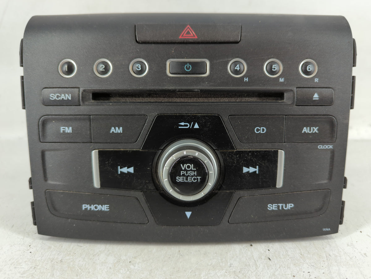 2012-2014 Honda Cr-v Am Fm Cd Player Radio Receiver 730672 - Oemusedautoparts1.com