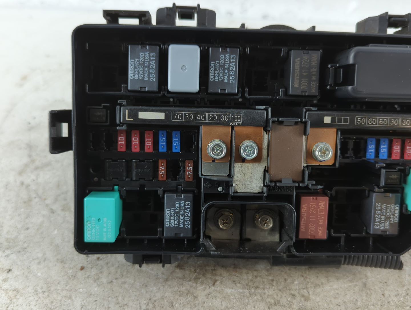 2012-2014 Honda Cr-V Fusebox Fuse Box Panel Relay Module P/N:191R20AW7K T0A A011 A0 Fits Fits 2012 2013 2014 OEM Used Auto P