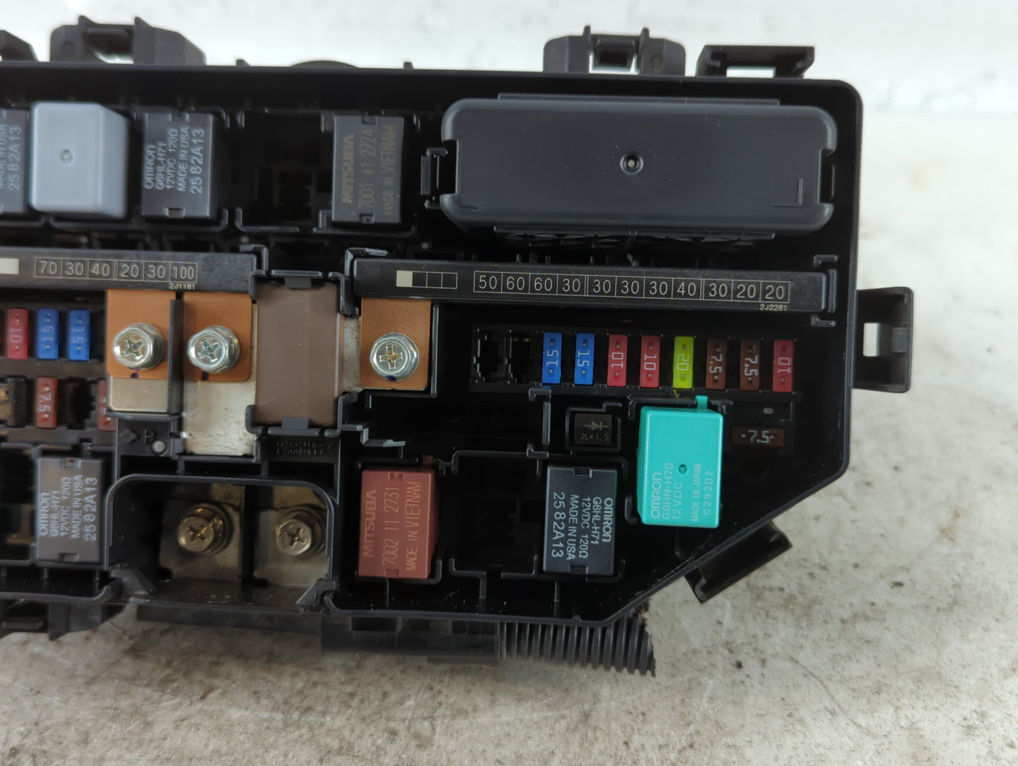 2012-2014 Honda Cr-V Fusebox Fuse Box Panel Relay Module P/N:191R20AW7K T0A A011 A0 Fits Fits 2012 2013 2014 OEM Used Auto P