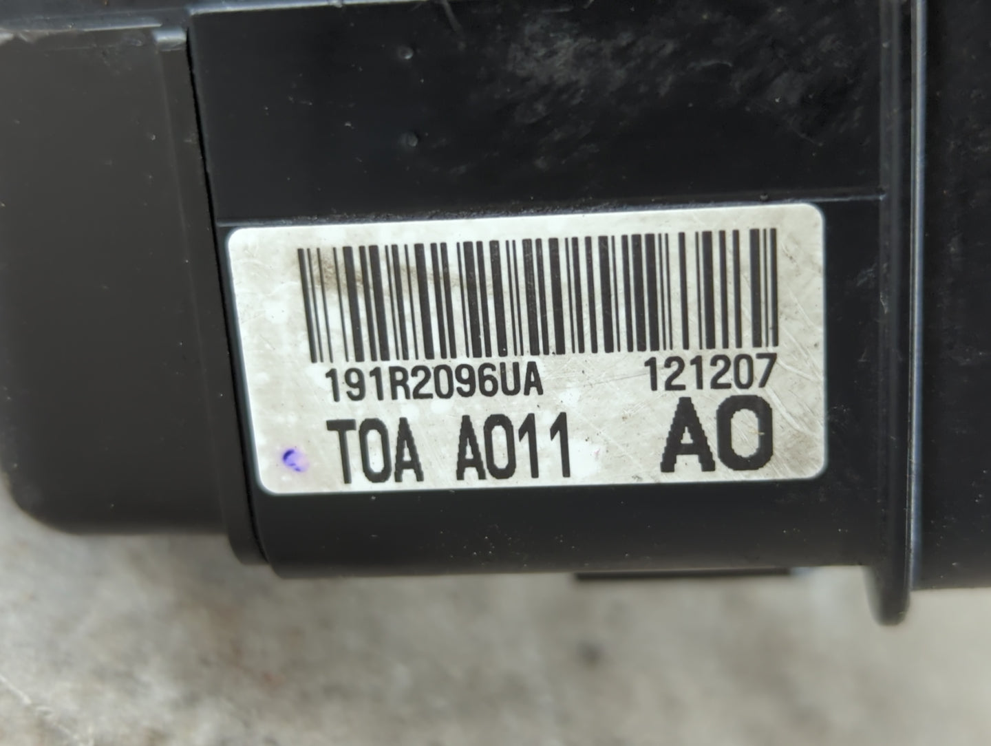 2012-2014 Honda Cr-V Fusebox Fuse Box Panel Relay Module P/N:191R20AW7K T0A A011 A0 Fits Fits 2012 2013 2014 OEM Used Auto P