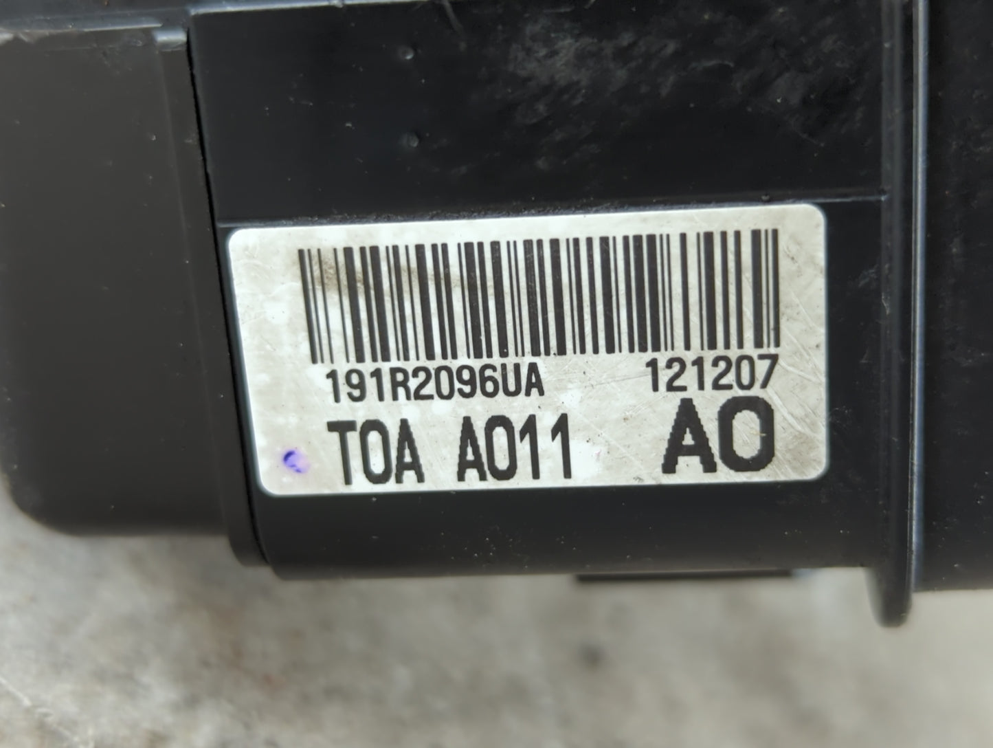 2012-2014 Honda Cr-V Fusebox Fuse Box Panel Relay Module P/N:191R20AW7K T0A A011 A0 Fits Fits 2012 2013 2014 OEM Used Auto P