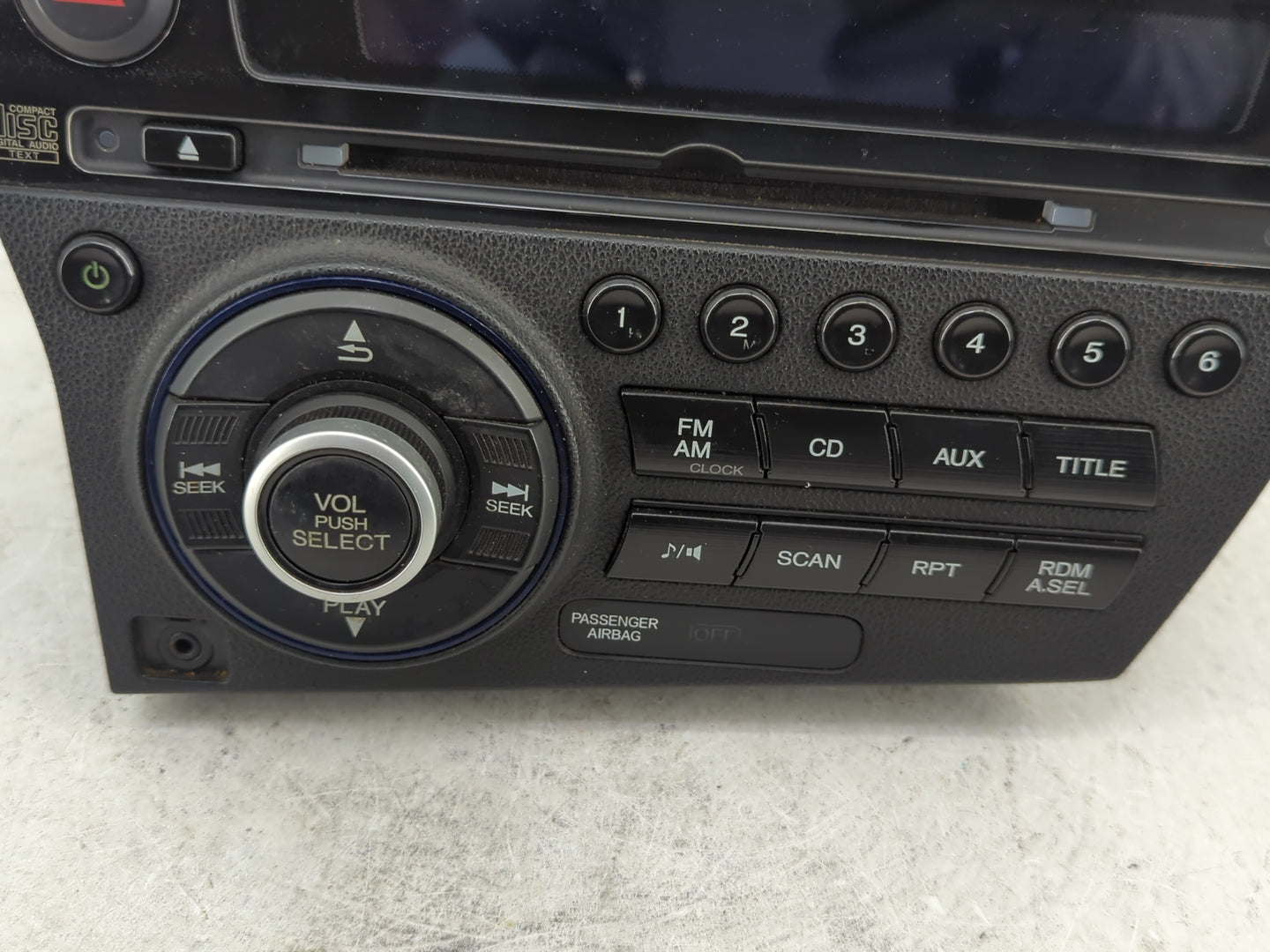 2013-2015 Honda Cr-Z Radio AM FM Cd Player Receiver Replacement P/N:39100-SZT-A22 PH-3307, 276-0866-38 Fits Fits 2013 2014 2