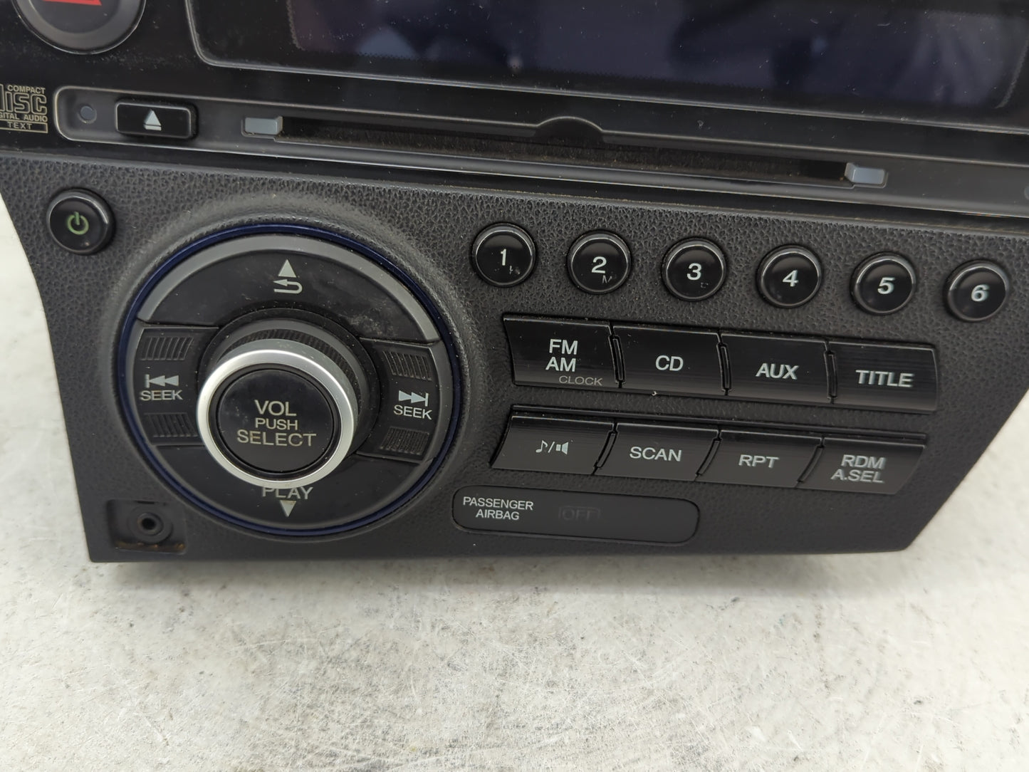 2013-2015 Honda Cr-Z Radio AM FM Cd Player Receiver Replacement P/N:39100-SZT-A22 PH-3307, 276-0866-38 Fits Fits 2013 2014 2