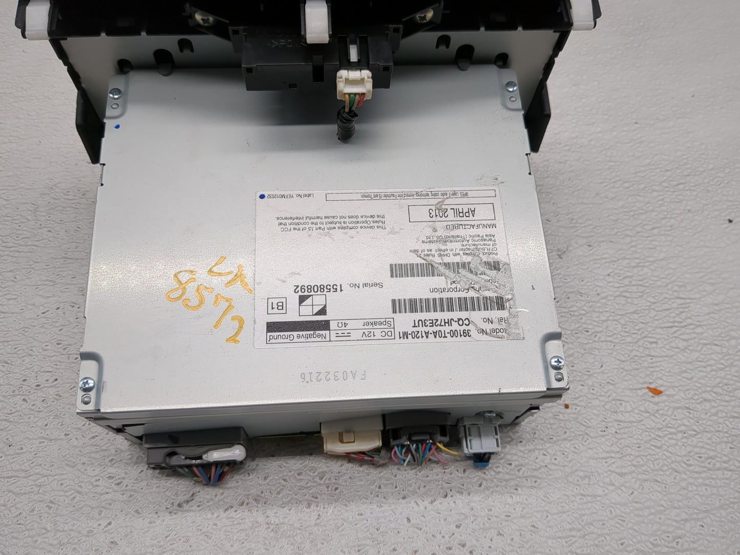 2013 Honda Crv Radio AM FM Cd Player Receiver Replacement P/N:39100-T0A-A120-M1 CQ-JH72E3UT Fits Fits 2012 2014 OEM Used Aut