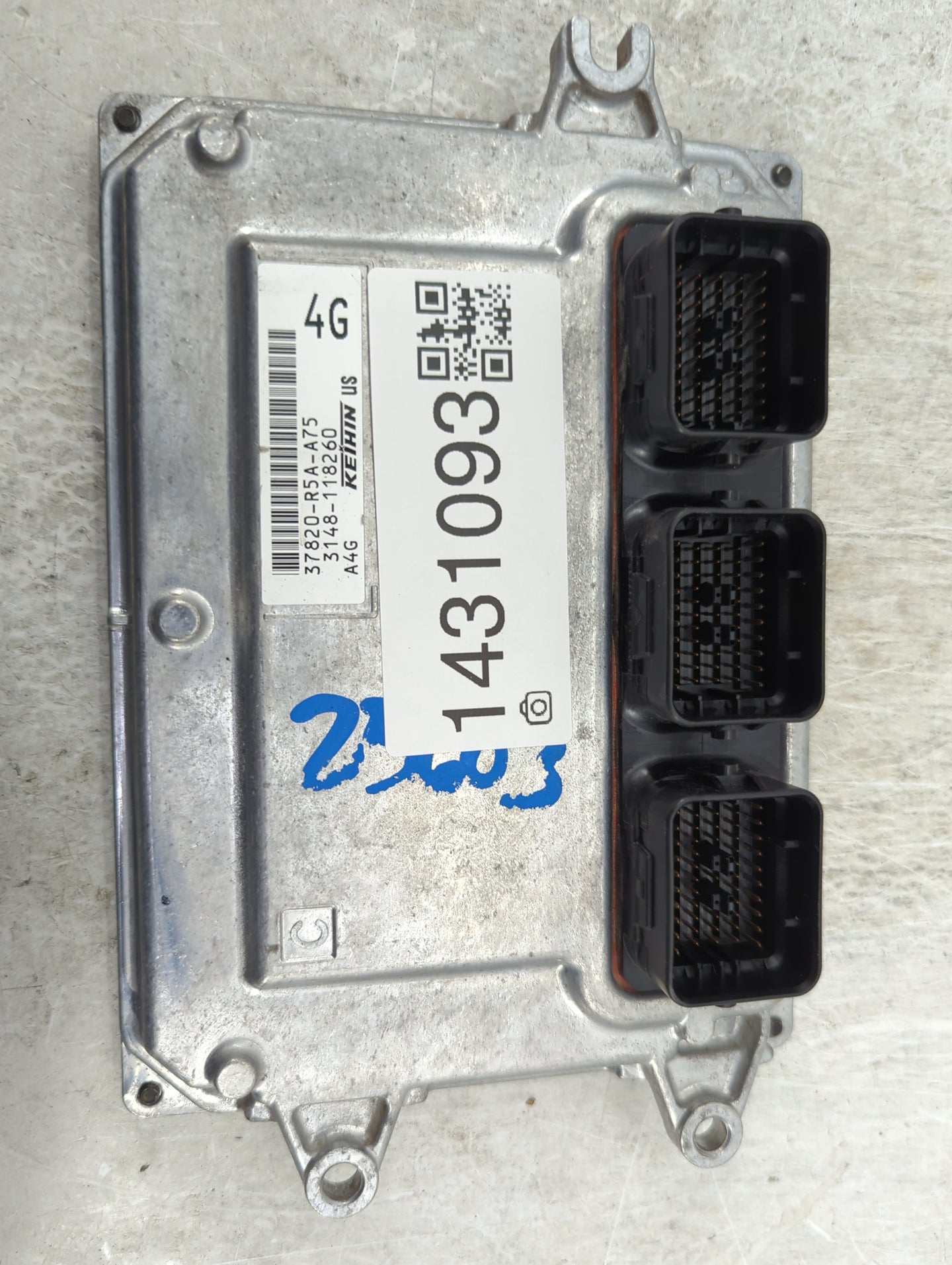 2013 Honda Crv PCM Engine Control Computer ECU ECM PCU OEM P/N:37820-R5A-A75 3148-118260 Fits Fits 2012 2014 OEM Used Auto P